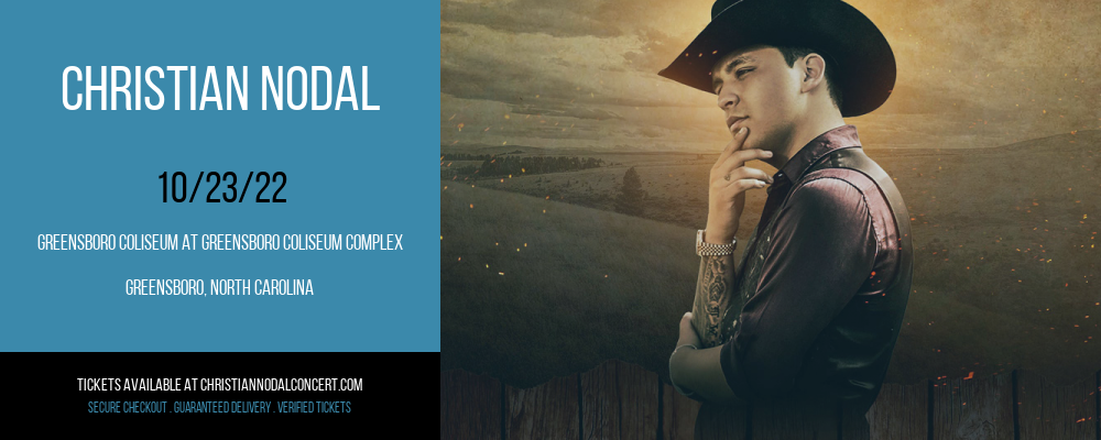 Christian Nodal at Christian Nodal Concert Tickets