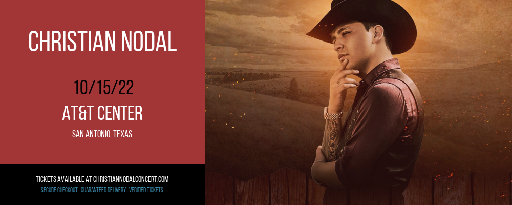 Christian Nodal at Christian Nodal Concert Tickets