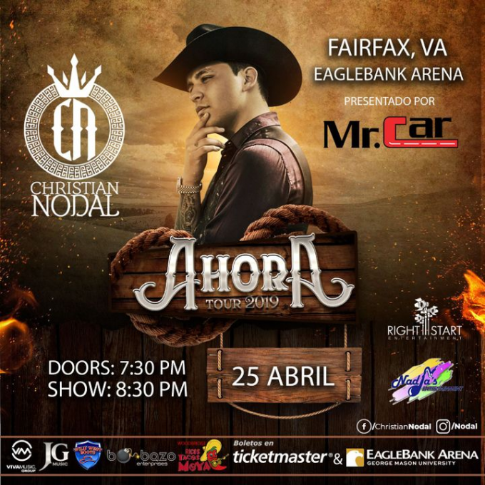 Christian Nodal at Christian Nodal Concert Tickets