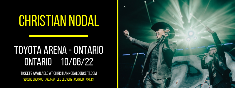 Christian Nodal at Christian Nodal Concert Tickets