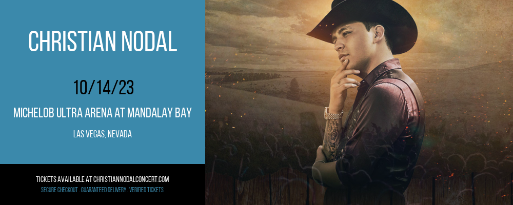 Christian Nodal at Michelob ULTRA Arena At Mandalay Bay at Michelob ULTRA Arena At Mandalay Bay