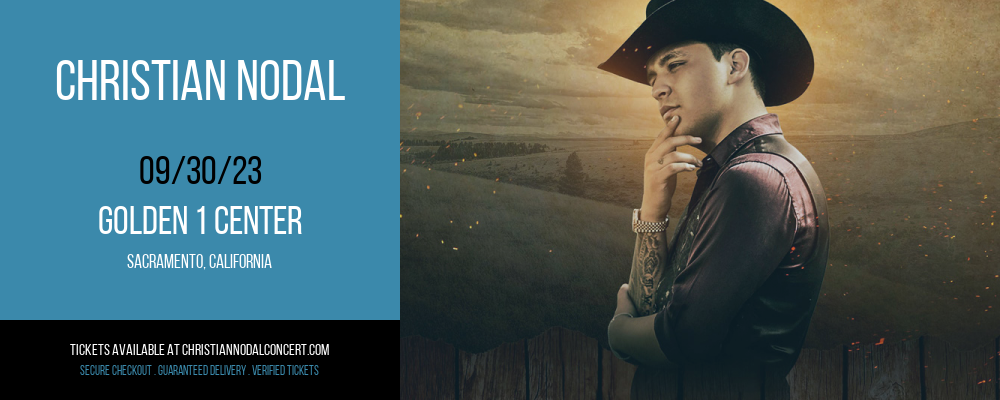 Christian Nodal at Golden 1 Center at Golden 1 Center