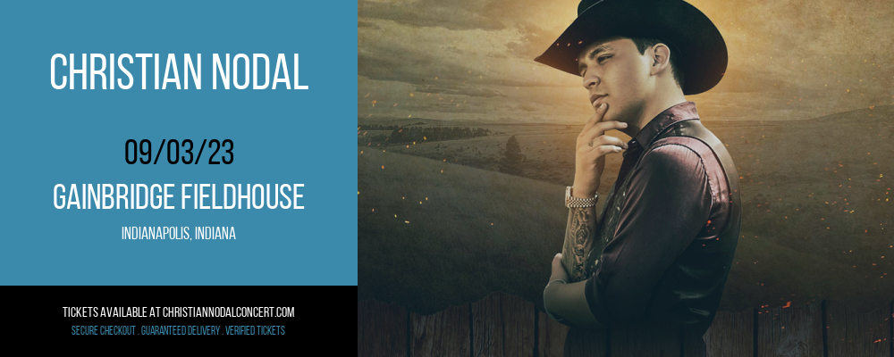 Christian Nodal [CANCELLED] at Gainbridge Fieldhouse at Gainbridge Fieldhouse